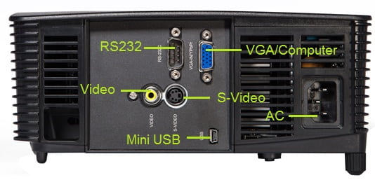 Cổng tín hiệu của máy chiếu Infocus IN220